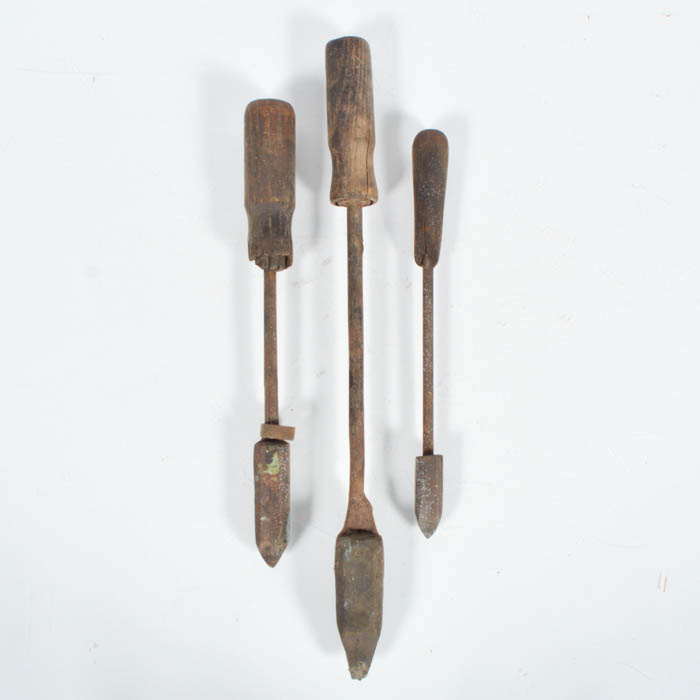 Three Vintage Soldering Irons