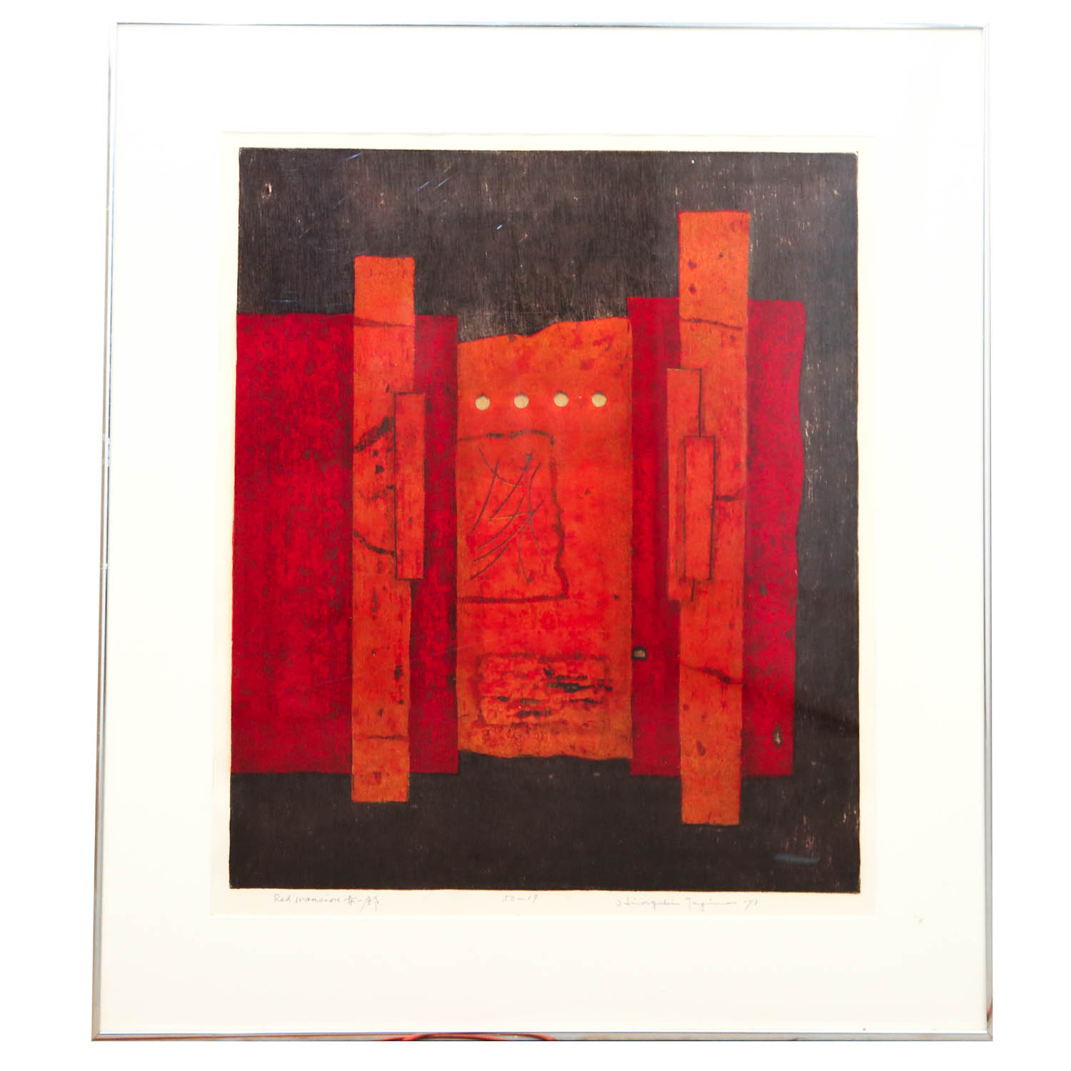 Hiroyuki Tajima	"Red Mansion" Signed Limited Edition Woodcut Print