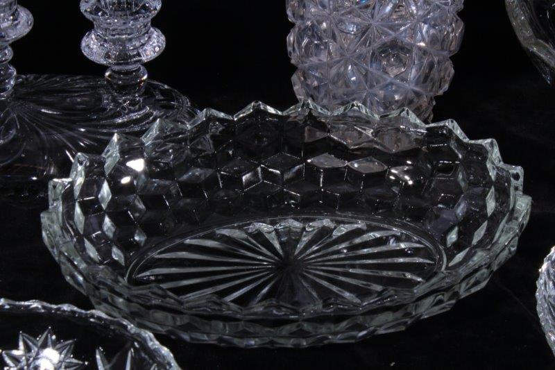 Vintage Cut Glass Presentation Pieces