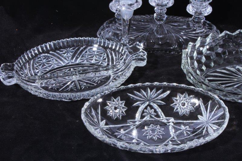 Vintage Cut Glass Presentation Pieces