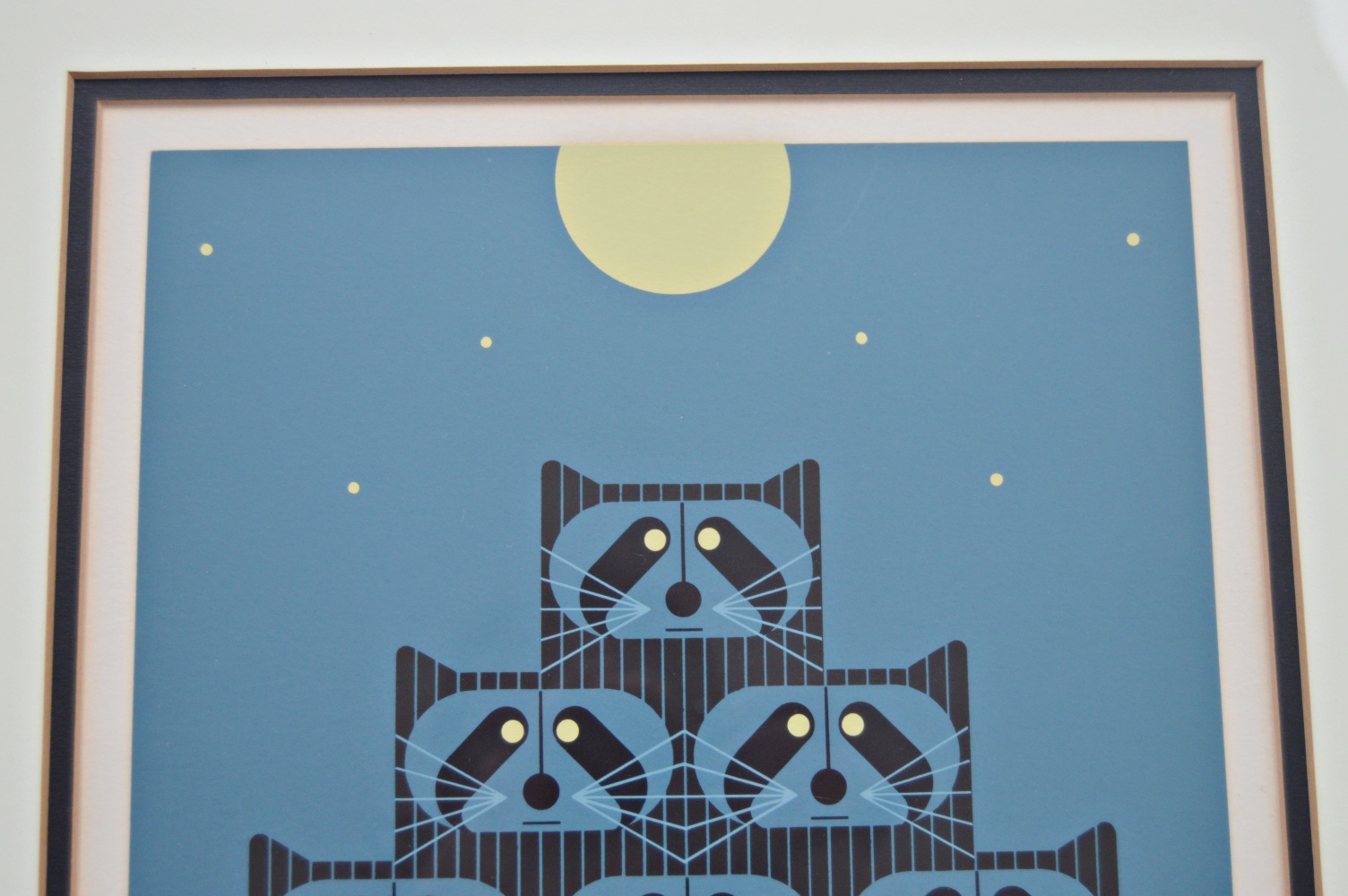 Charley Harper Signed Limited Edition Serigraph "Raccpack"