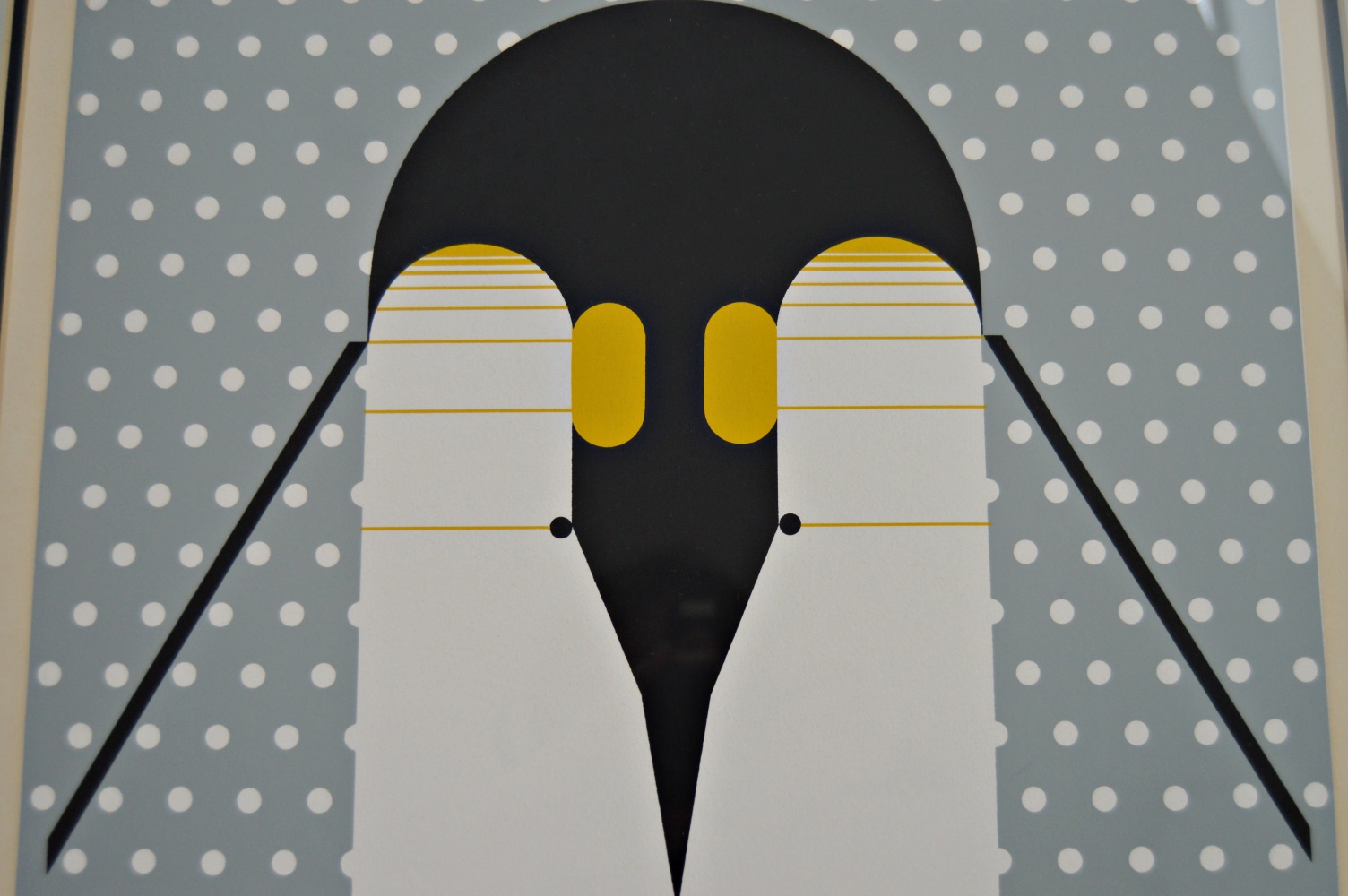 Charley Harper Signed Limited Edition Serigraph "Br-r-r-r-rthday"