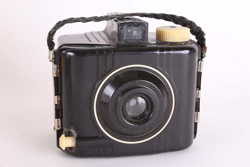 Collection of Vintage Kodak Cameras, Film, and Lloyd's Daylight Loader