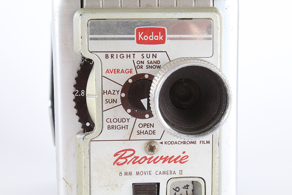 Collection of Vintage Kodak Cameras, Film, and Lloyd's Daylight Loader