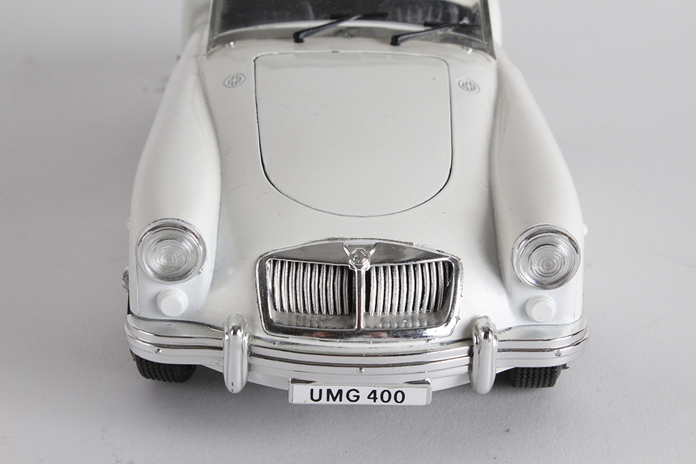 Vintage Tonka Polistil White MGA Twin-Cam Model Car