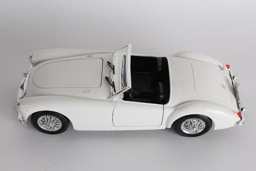 Vintage Tonka Polistil White MGA Twin-Cam Model Car