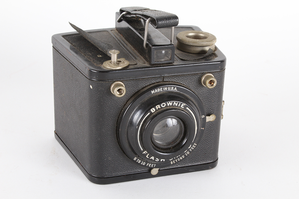 Collection of Vintage Kodak Cameras, Film, and Lloyd's Daylight Loader