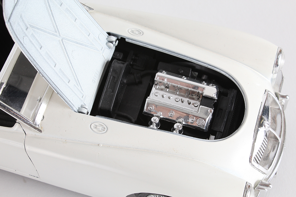 Vintage Tonka Polistil White MGA Twin-Cam Model Car