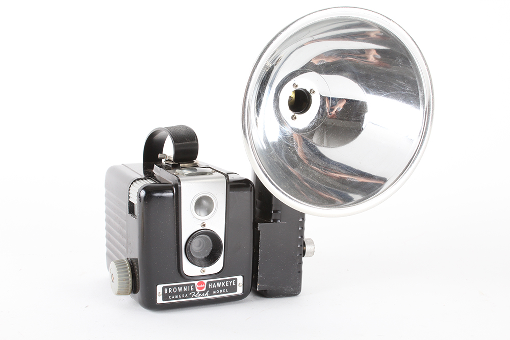 Collection of Vintage Kodak Cameras, Film, and Lloyd's Daylight Loader