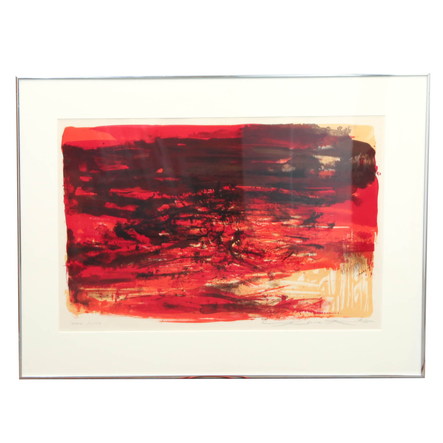 Zao Wou-Ki Signed Artist's Proof Lithograph