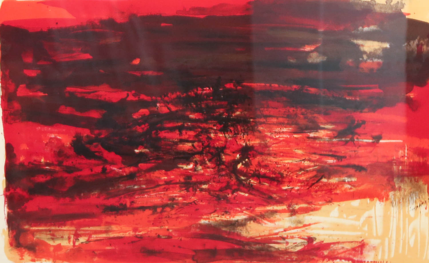 Zao Wou-Ki Signed Artist's Proof Lithograph