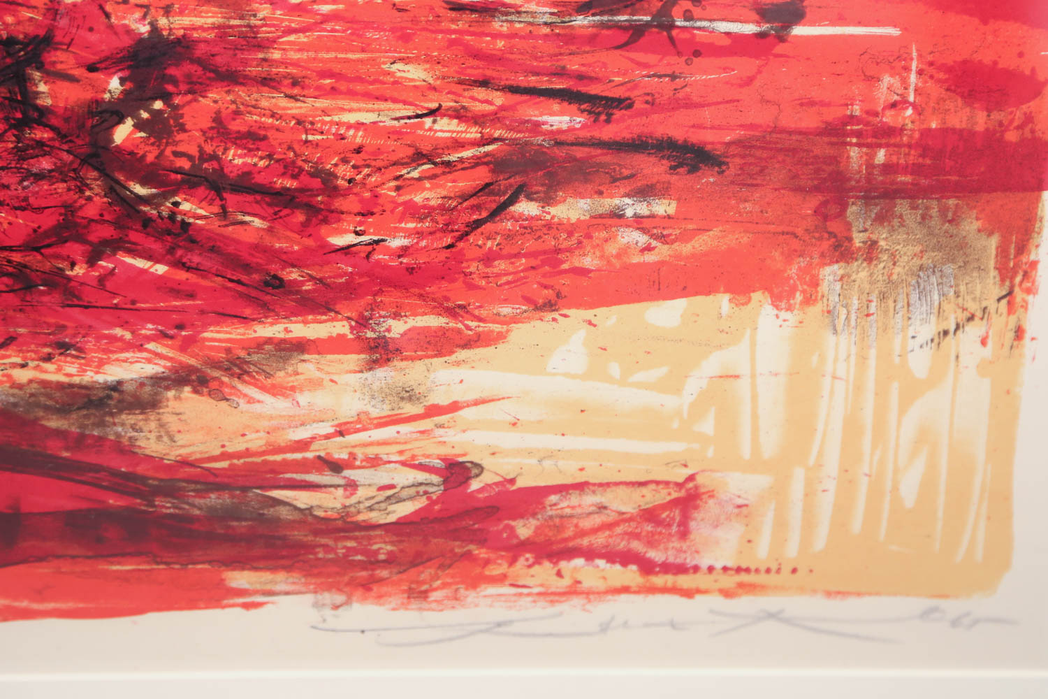 Zao Wou-Ki Signed Artist's Proof Lithograph