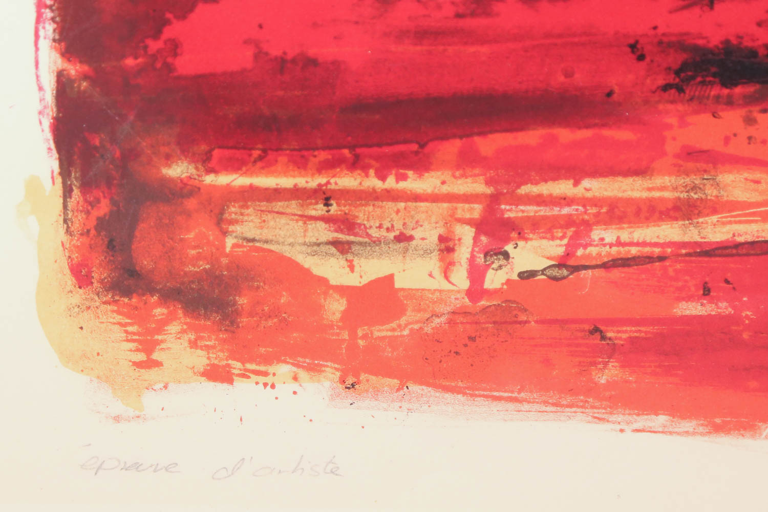 Zao Wou-Ki Signed Artist's Proof Lithograph