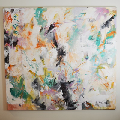 David Steiner Original Abstract Oil Painting