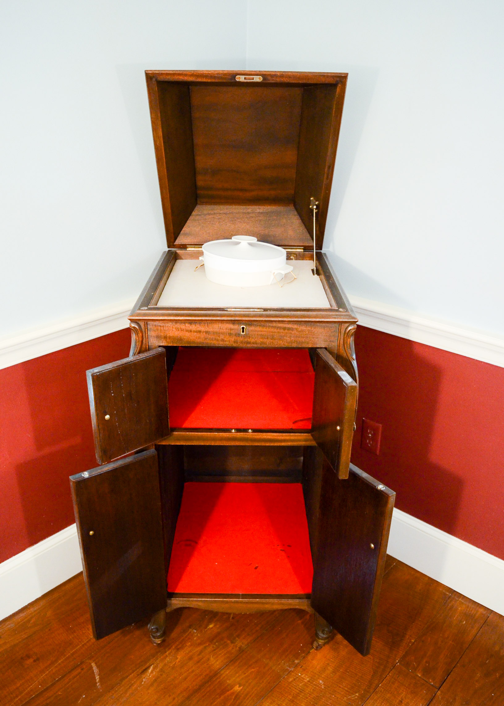 Antique Converted Gramophone Liquor Cabinet