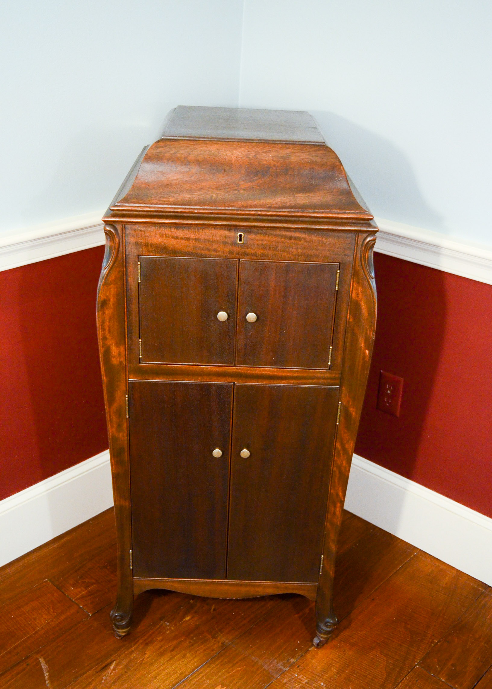 Antique Converted Gramophone Liquor Cabinet