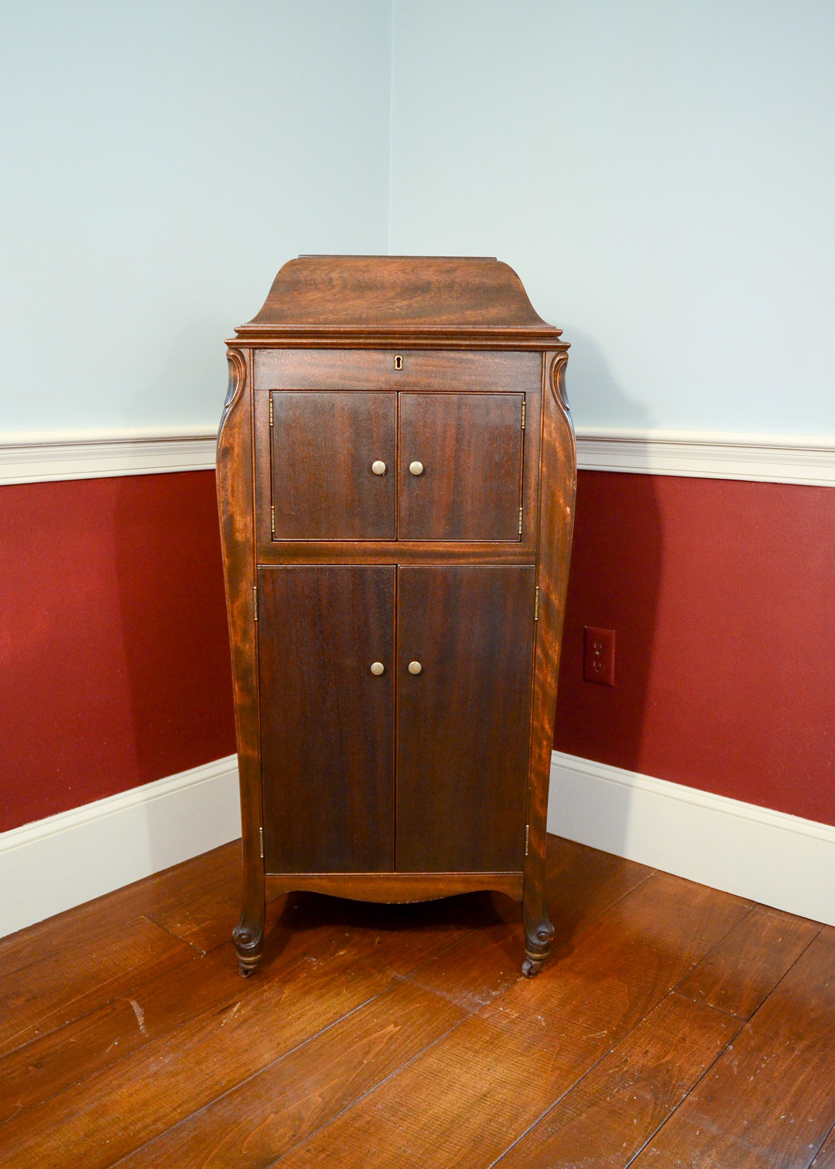 Antique Converted Gramophone Liquor Cabinet