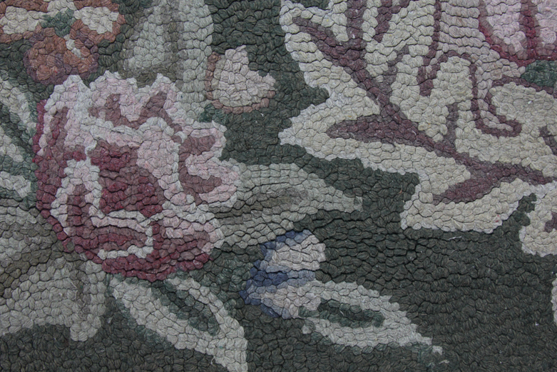 Pair of Vintage Hooked Area Rugs