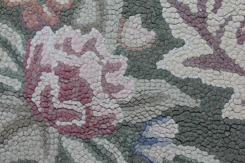 Pair of Vintage Hooked Area Rugs