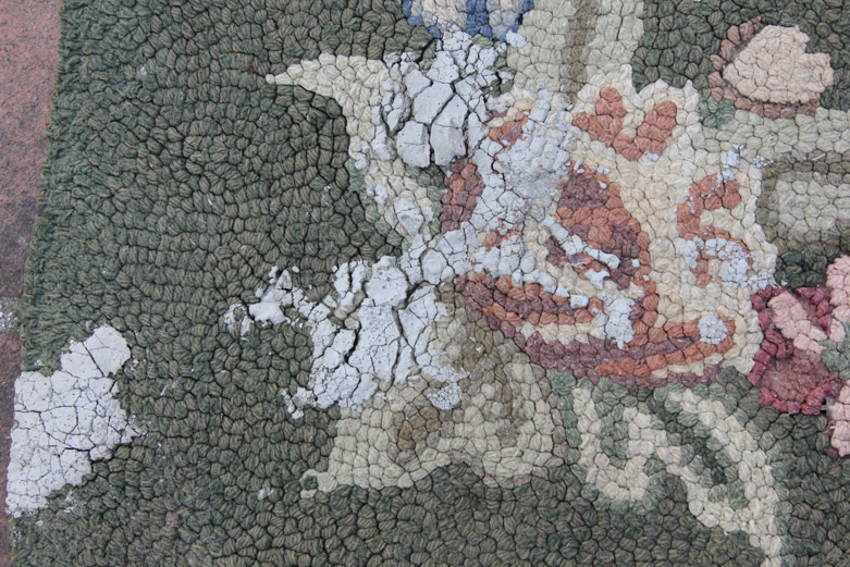 Pair of Vintage Hooked Area Rugs