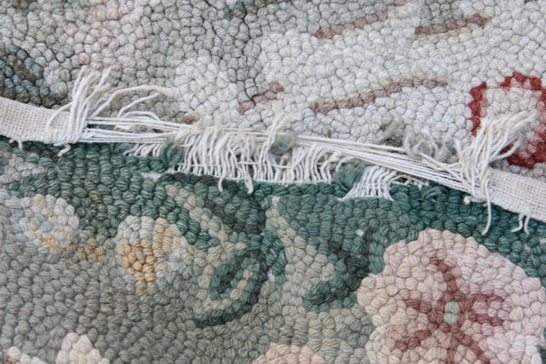 Pair of Vintage Hooked Area Rugs