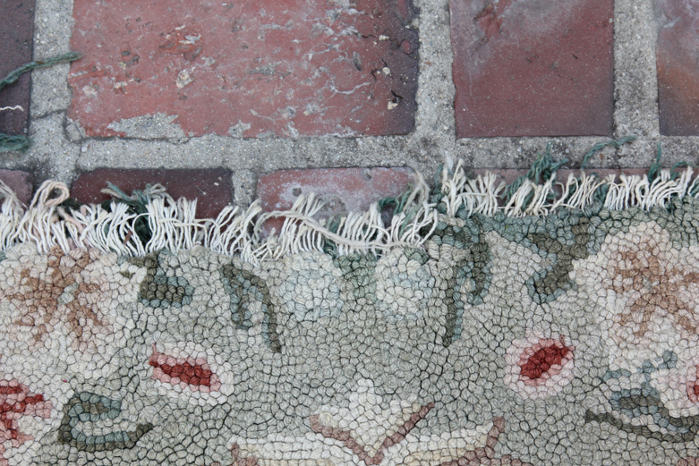 Pair of Vintage Hooked Area Rugs