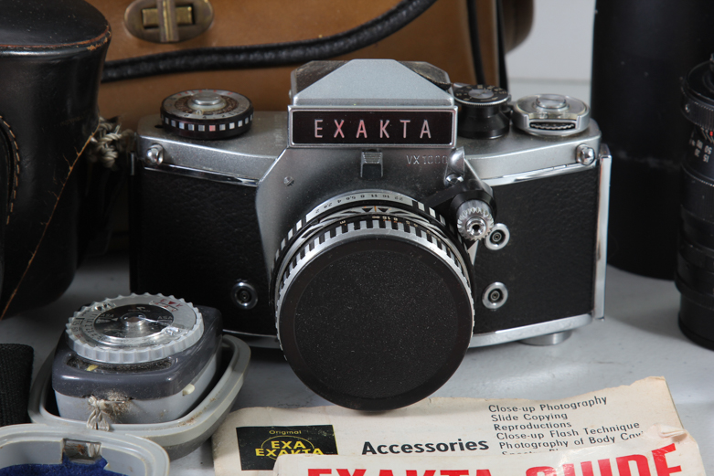 Vintage Exakta 35mm Camera and Accessories