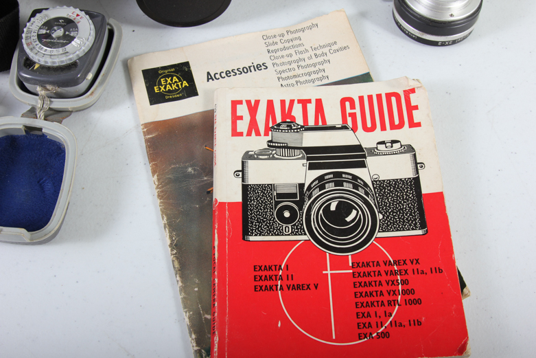 Vintage Exakta 35mm Camera and Accessories
