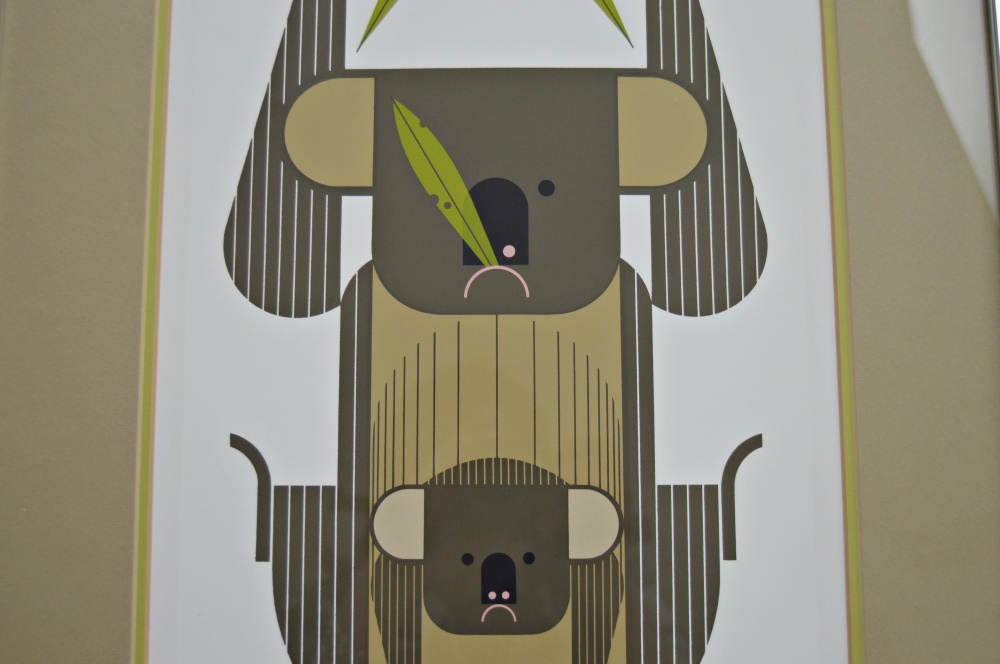 Charley Harper Signed Limited Edition Serigraph "Down Under"