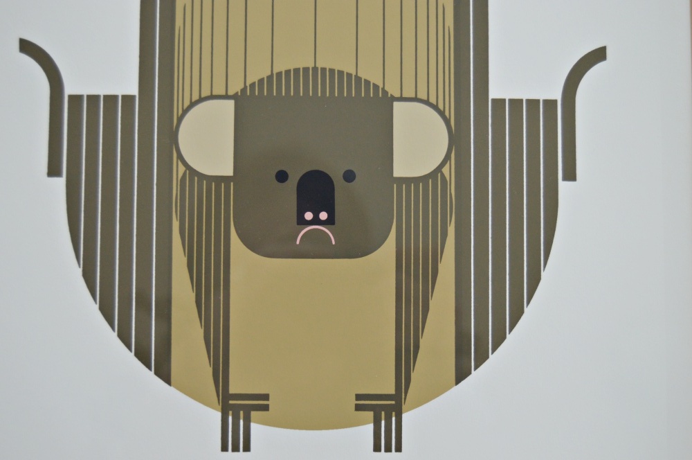 Charley Harper Signed Limited Edition Serigraph "Down Under"