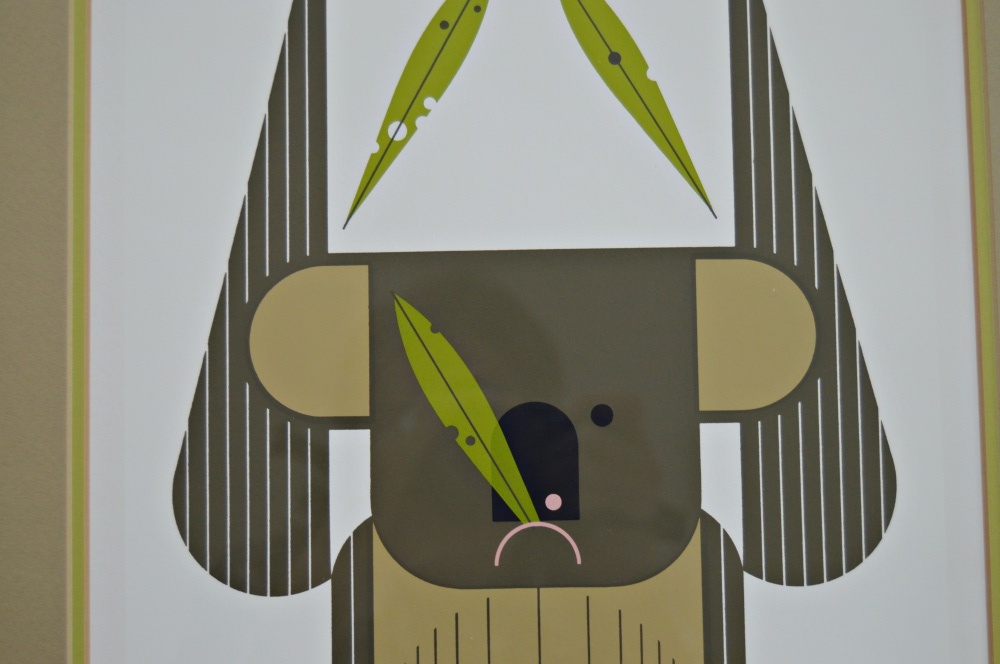 Charley Harper Signed Limited Edition Serigraph "Down Under"