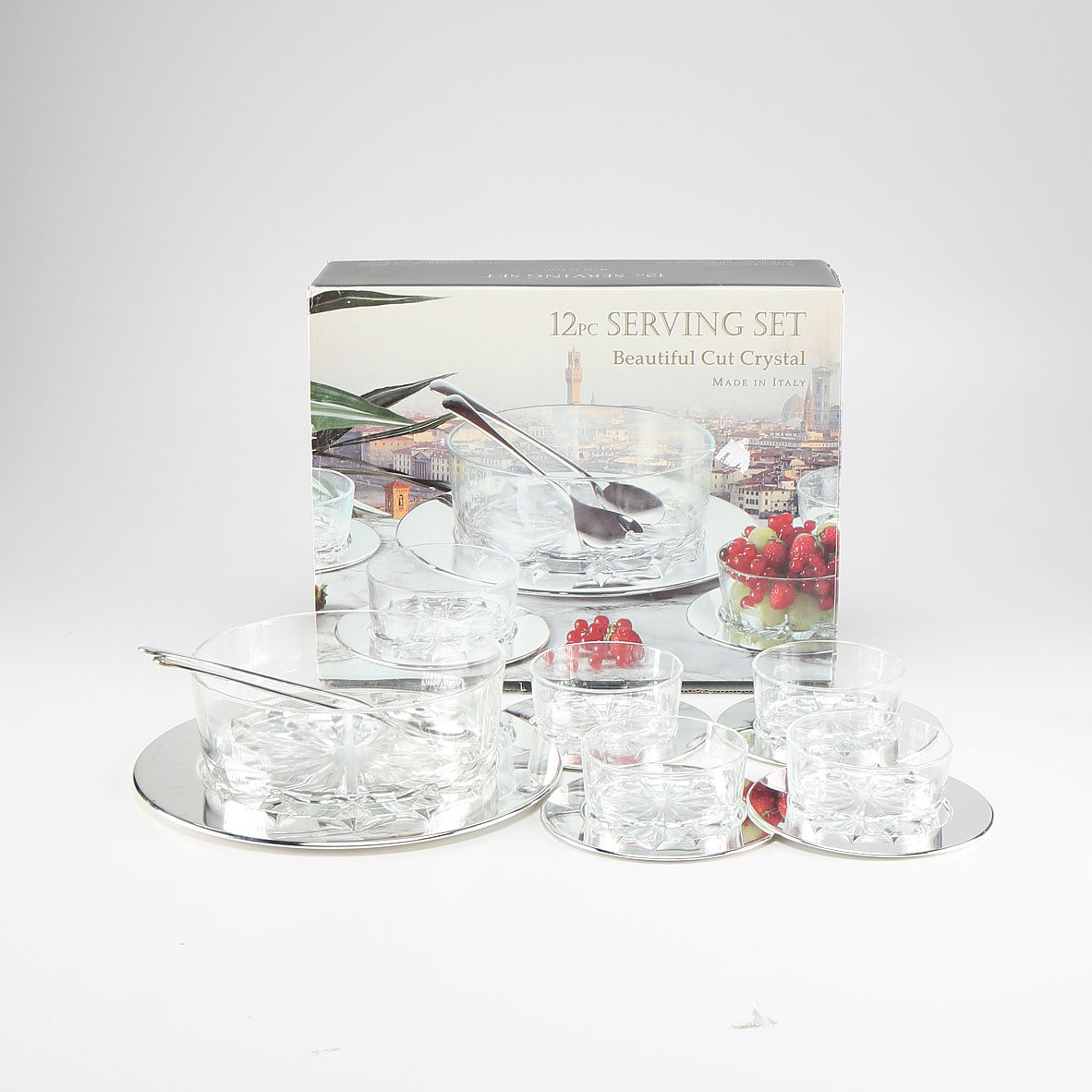 Godinger Cut Crystal Serving Set