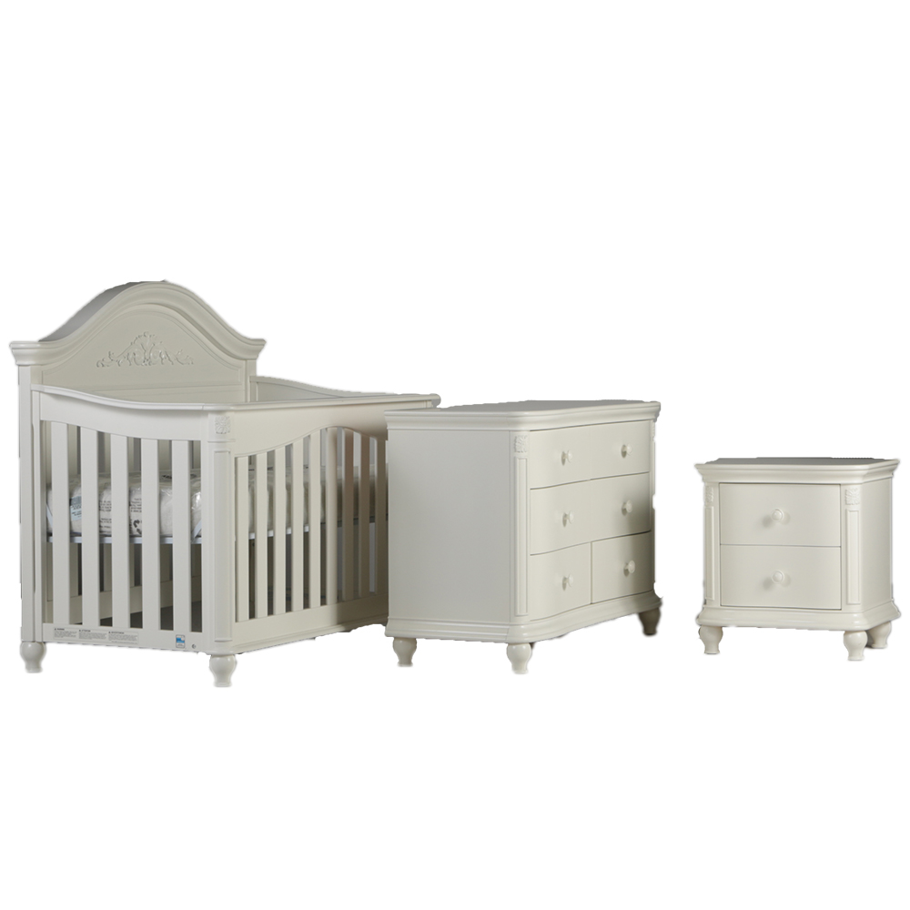 Pali Gardena Crib Double Dresser and Nightstand Set Everything But The House