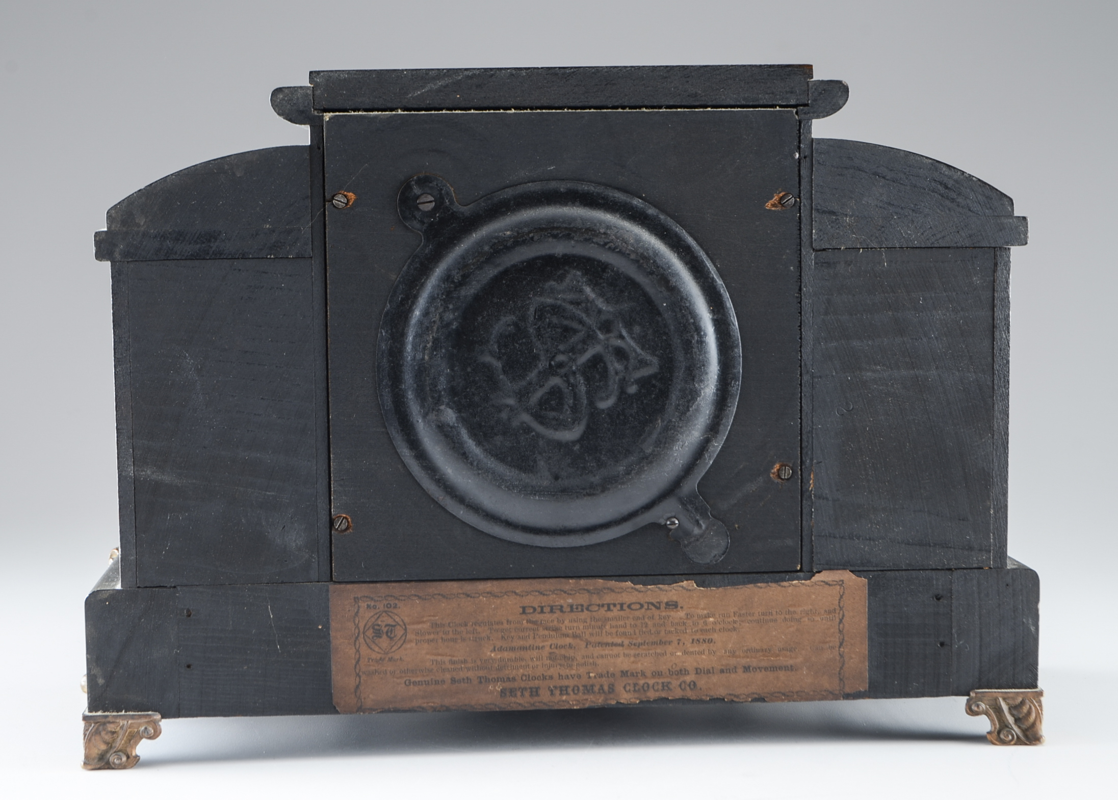 Antique Seth Thomas Co. "Adamantine" Mantel Clock