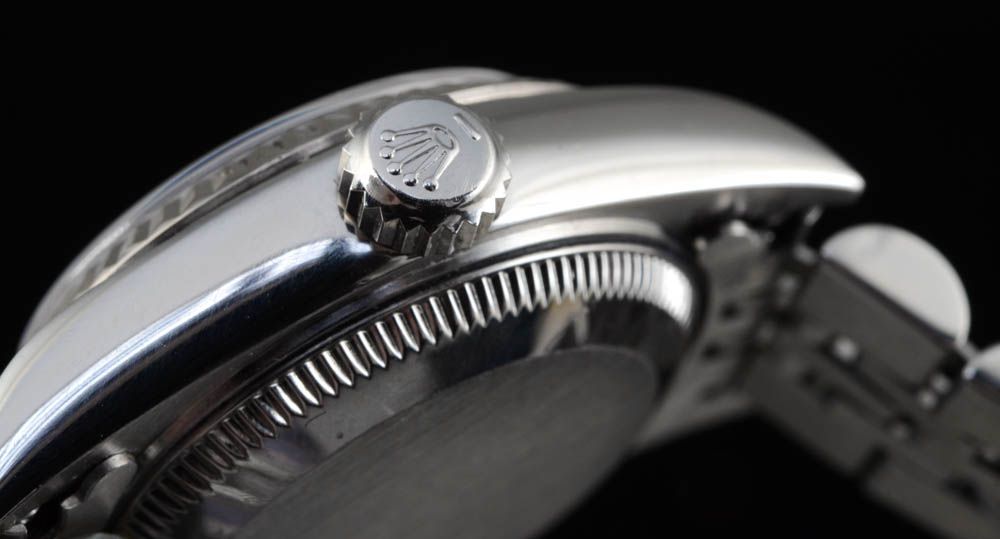 Women's Rolex Datejust Stainless Steel and 18K White Gold 79174 Black MOP Dial Automatic Watch