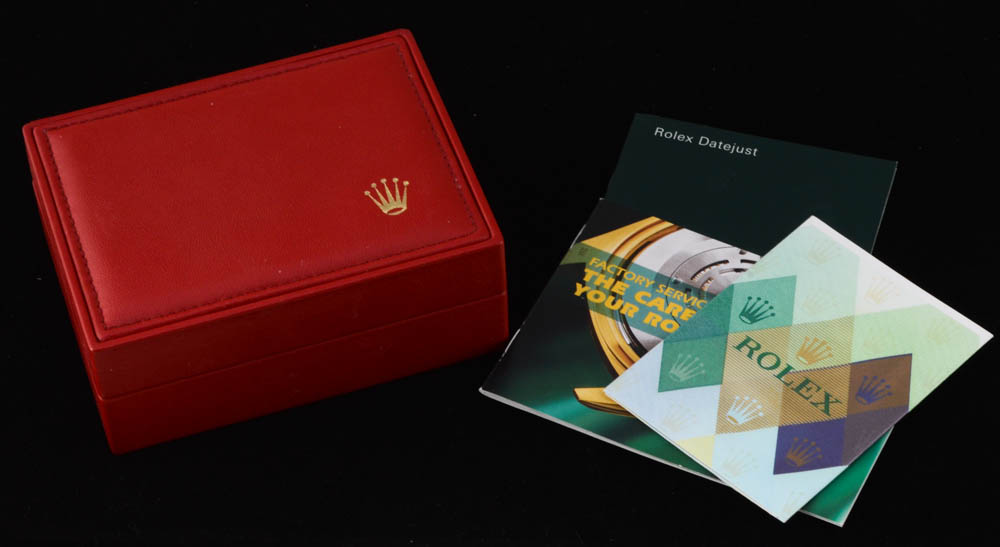 Women's Rolex Datejust Stainless Steel and 18K White Gold 79174 Black MOP Dial Automatic Watch