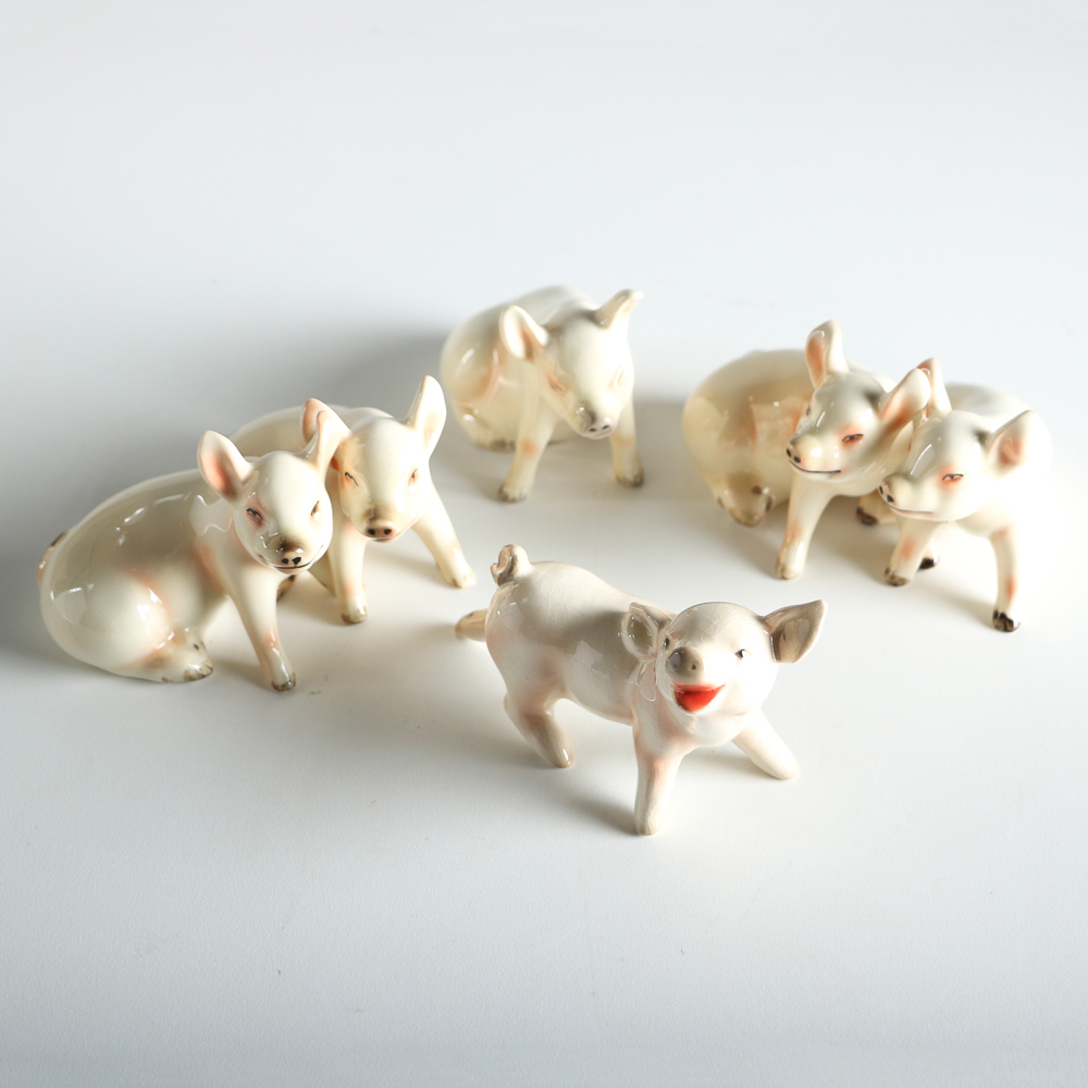 Eight Goebel Animal Figurines