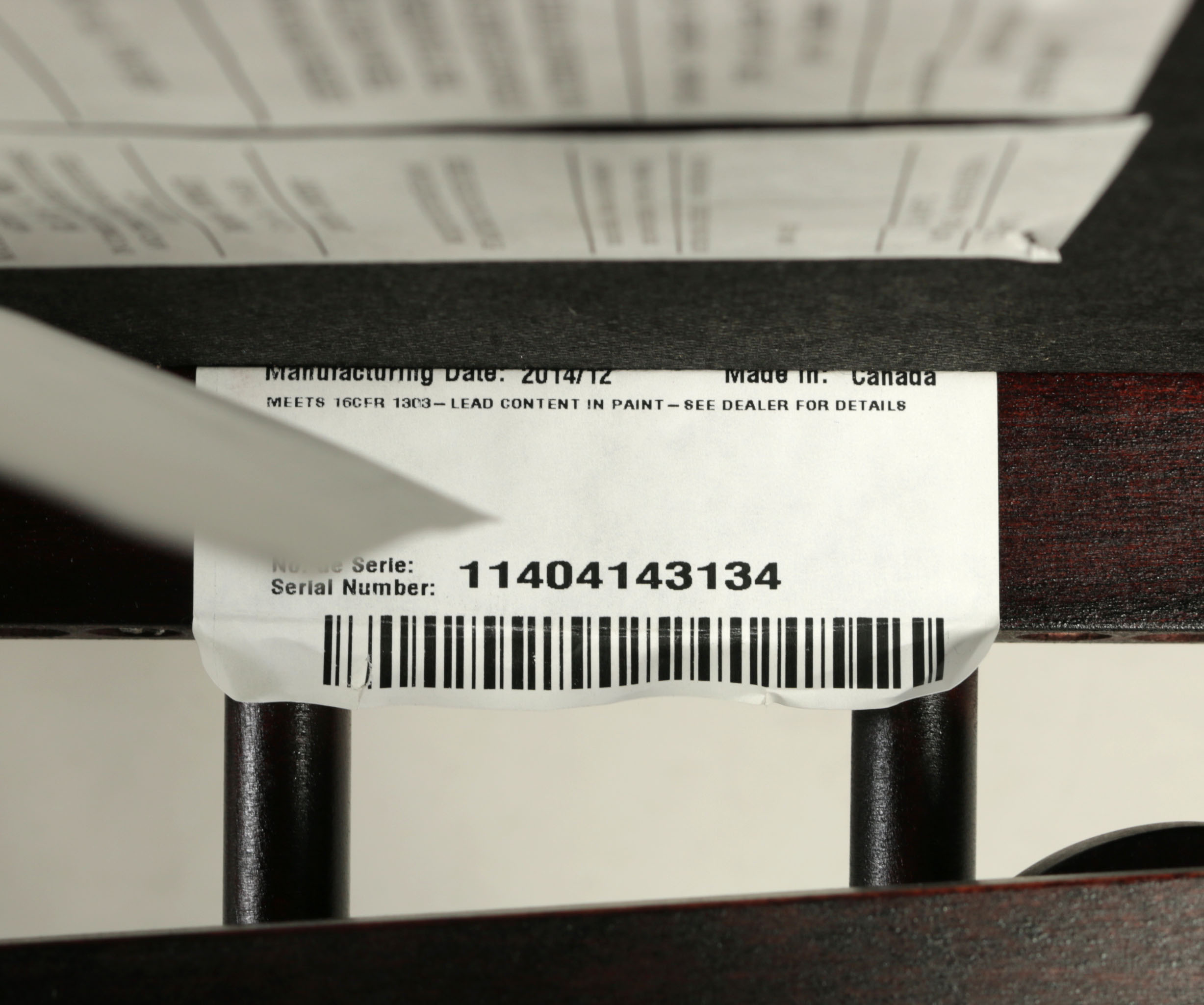 Dutailier Wooden Glider Chair with Ottoman