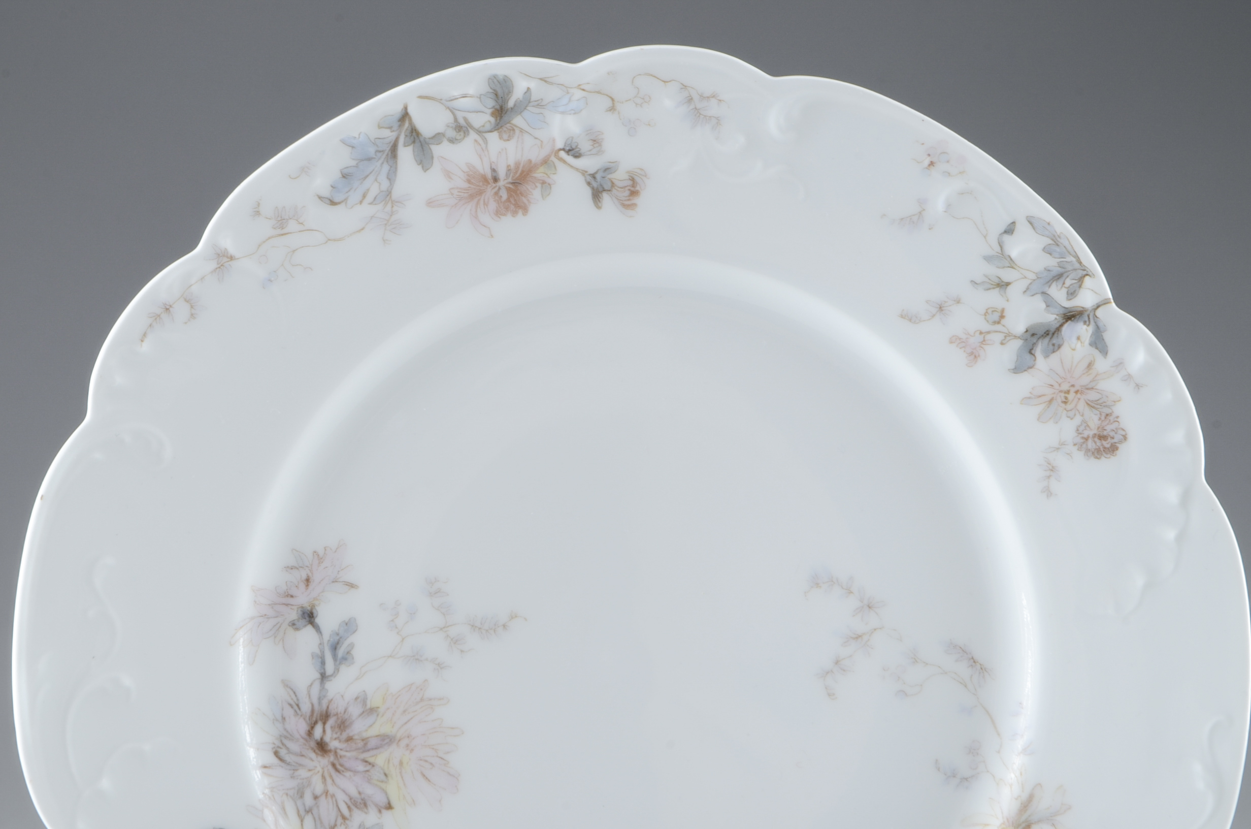 Antique Haviland Limoges Porcelain Luncheon Plates