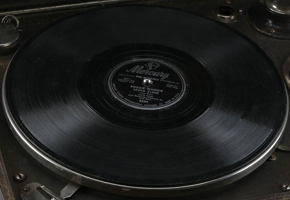 1930s Portable Suitcase Record Player
