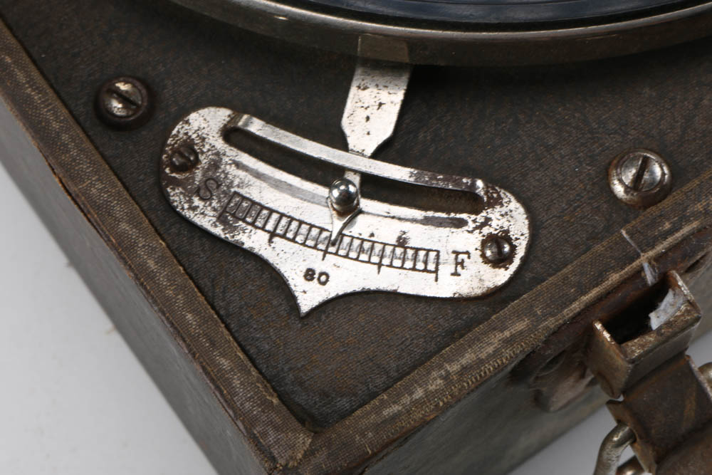 1930s Portable Suitcase Record Player