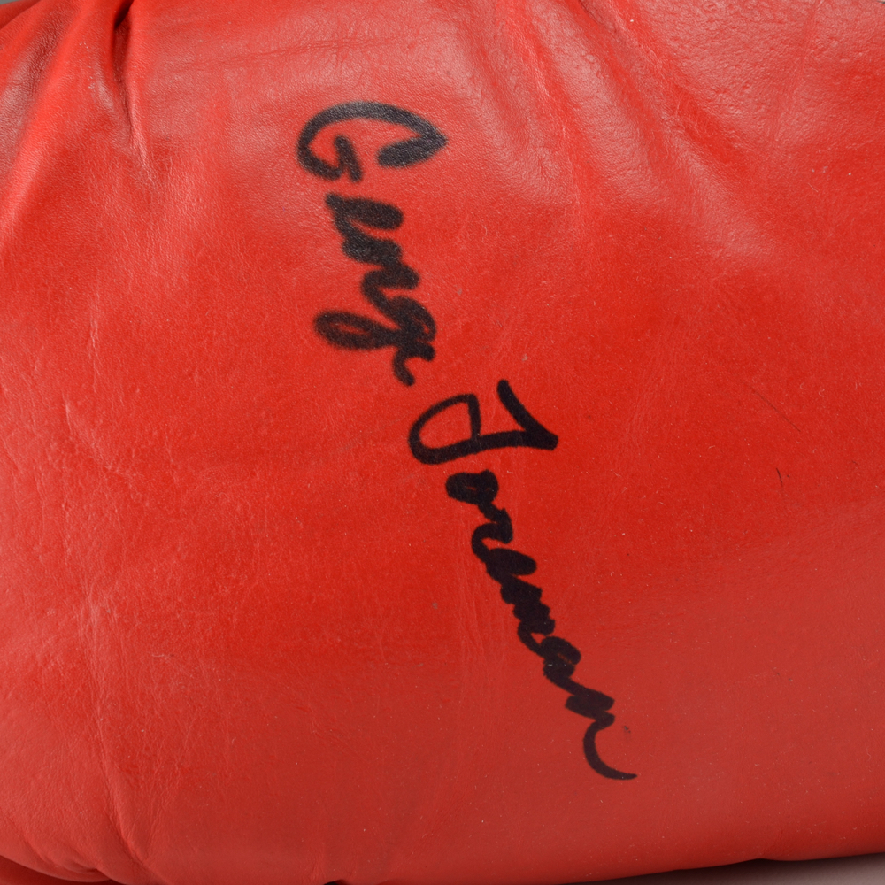 Autographed George Foreman Boxing Glove