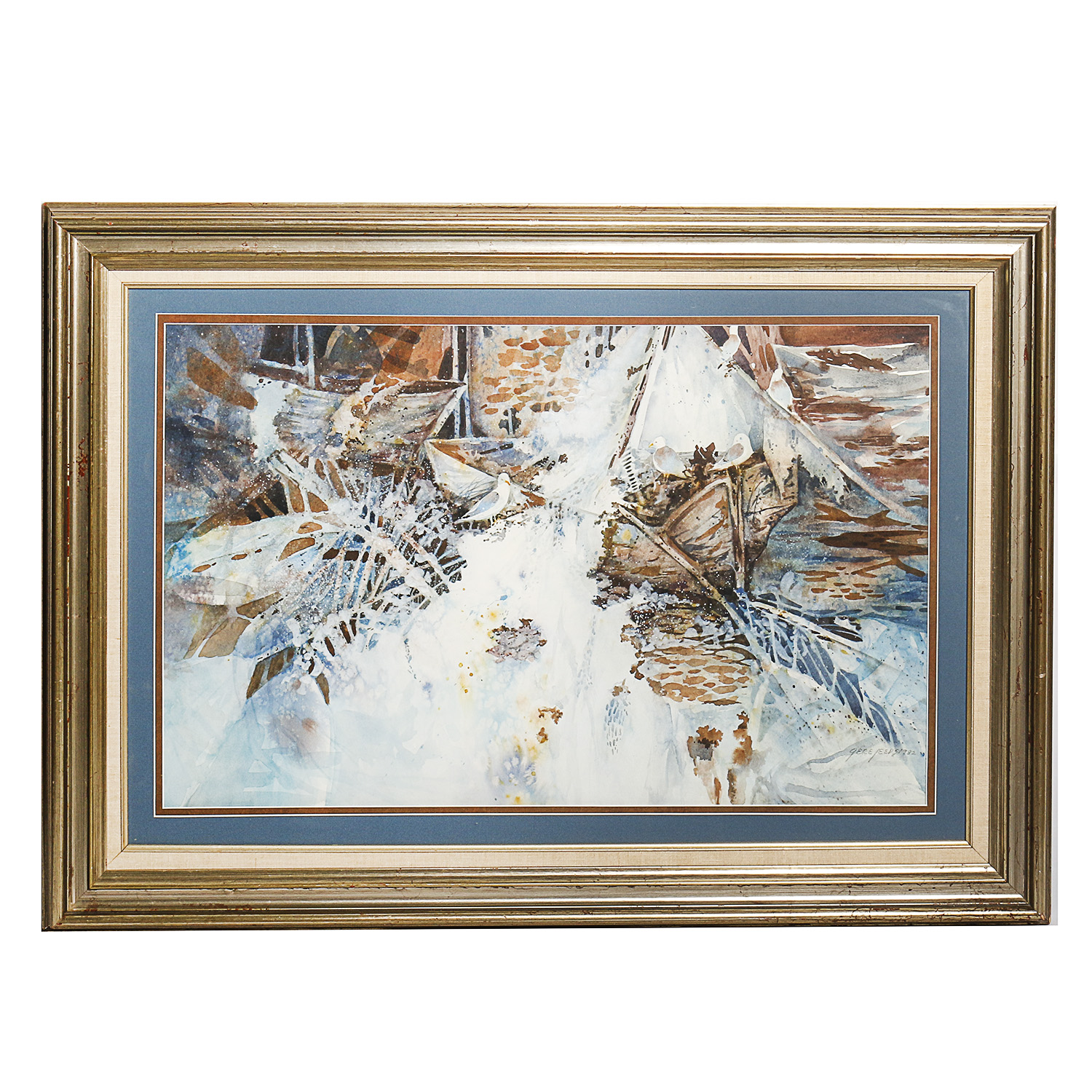 Gere Leeds Signed Watercolor