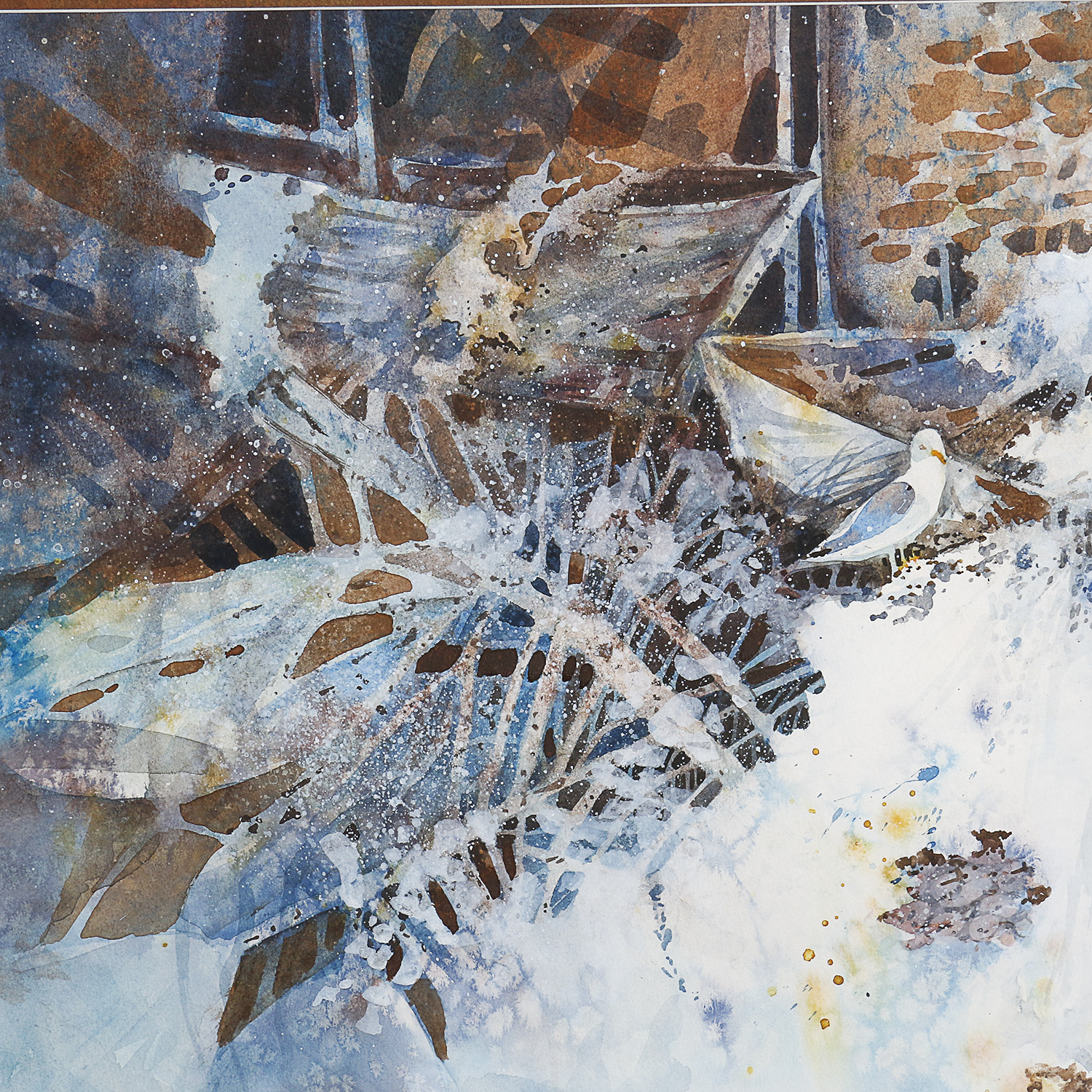 Gere Leeds Signed Watercolor