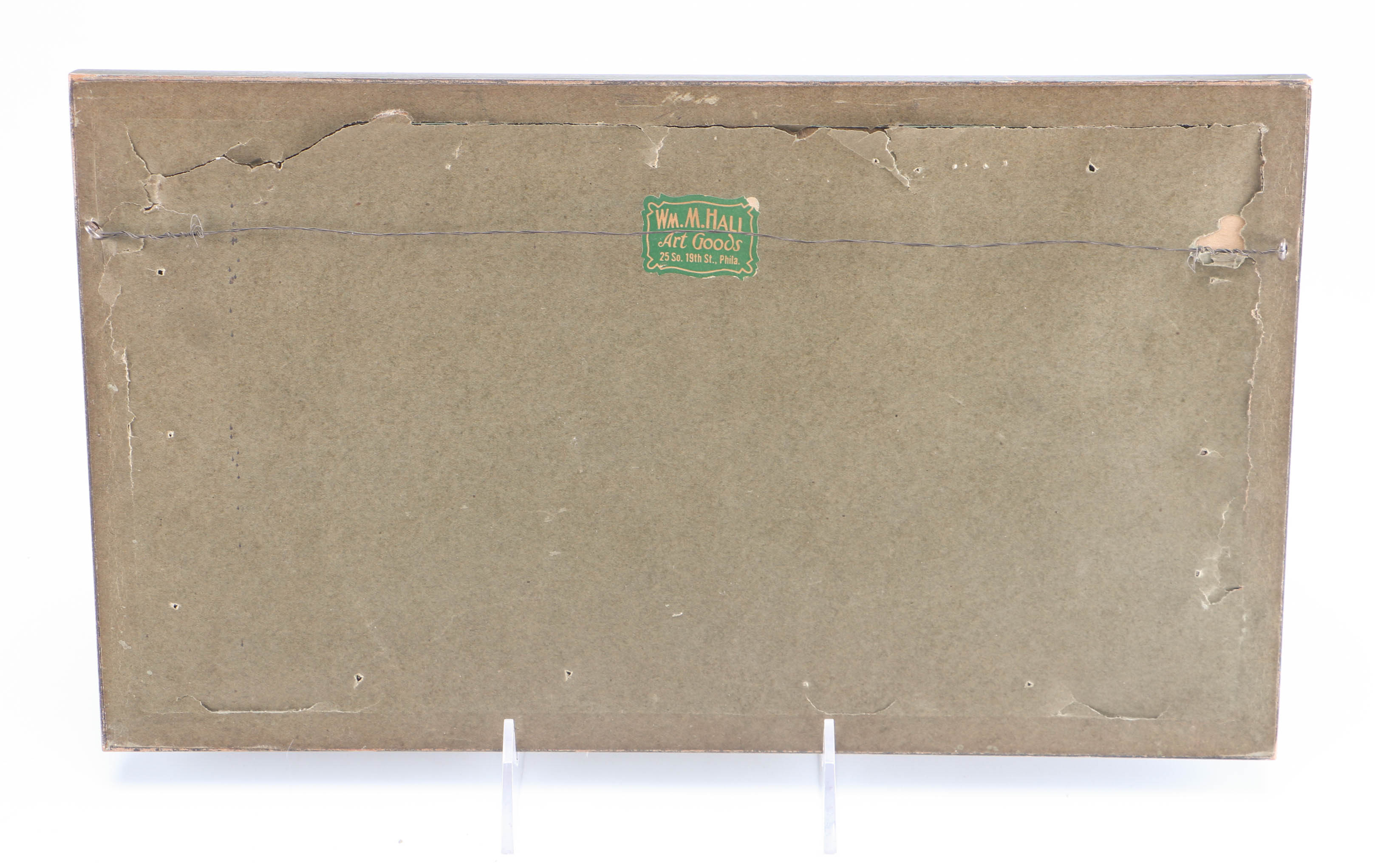 Original Emilio Boni Watercolor of Italian Scene