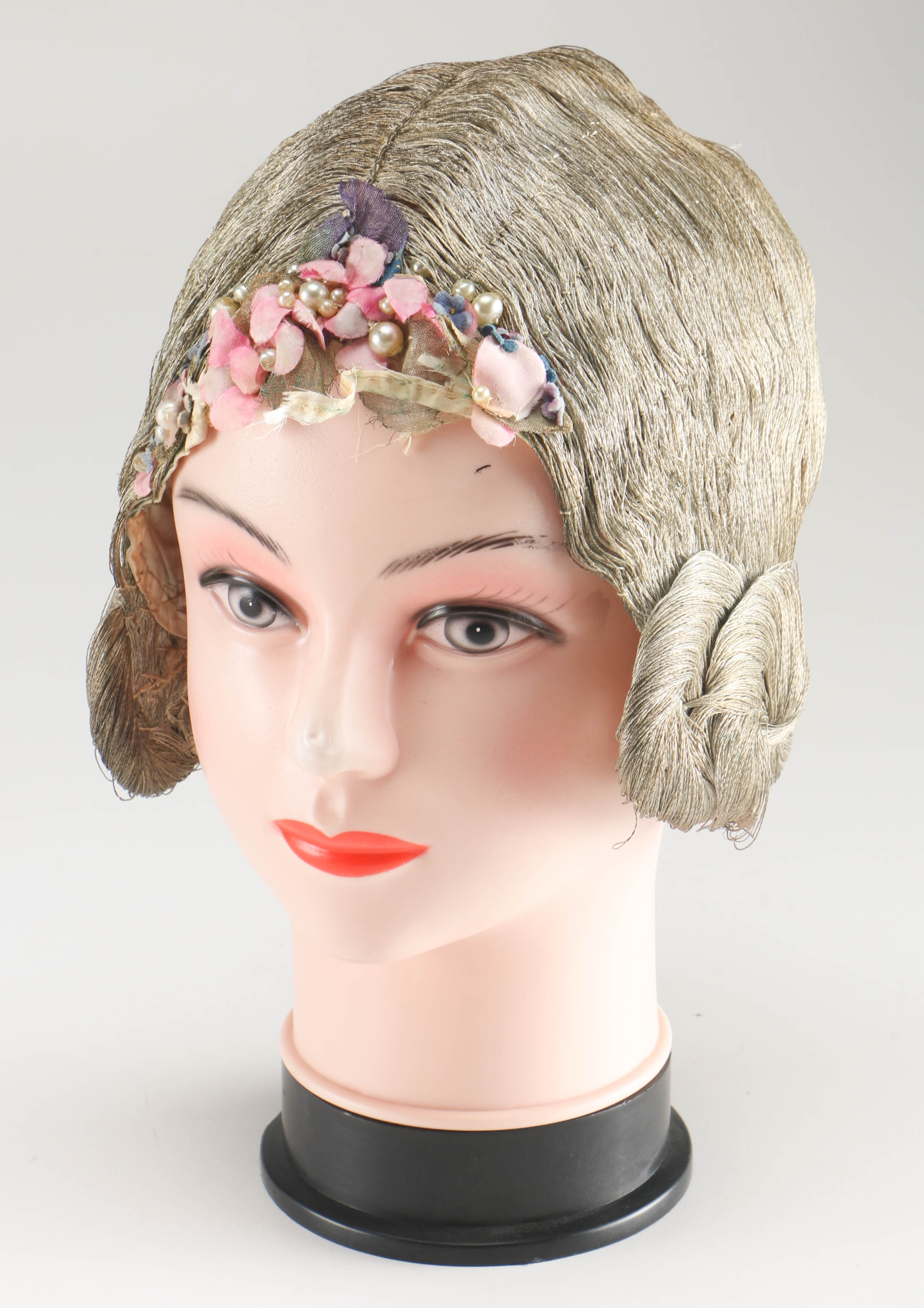 Vintage Handmade 1920s Wig