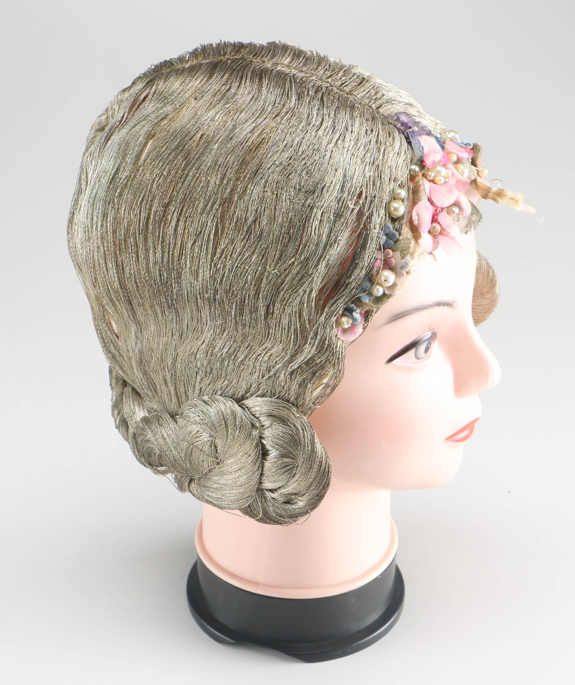 Vintage Handmade 1920s Wig