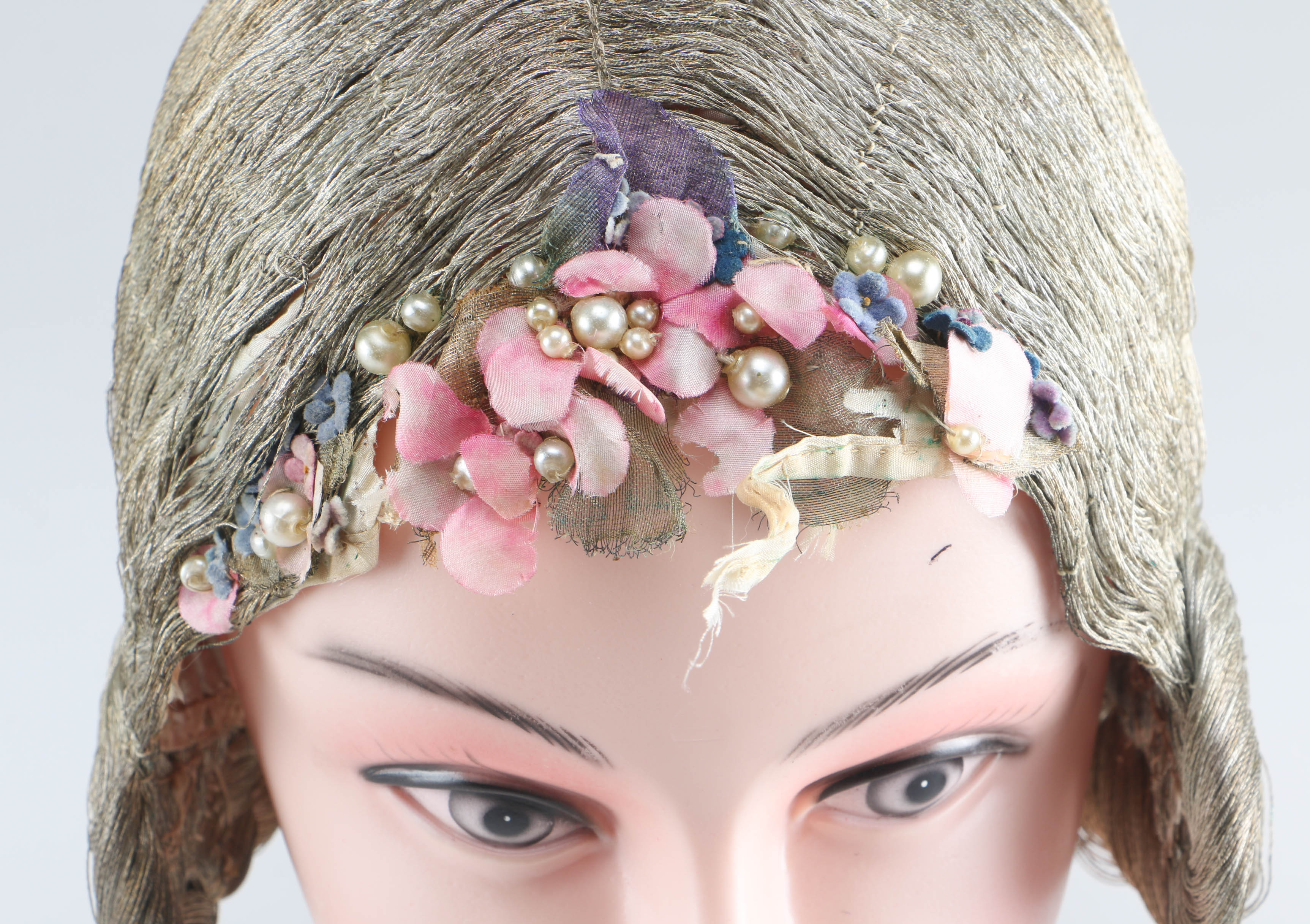 Vintage Handmade 1920s Wig