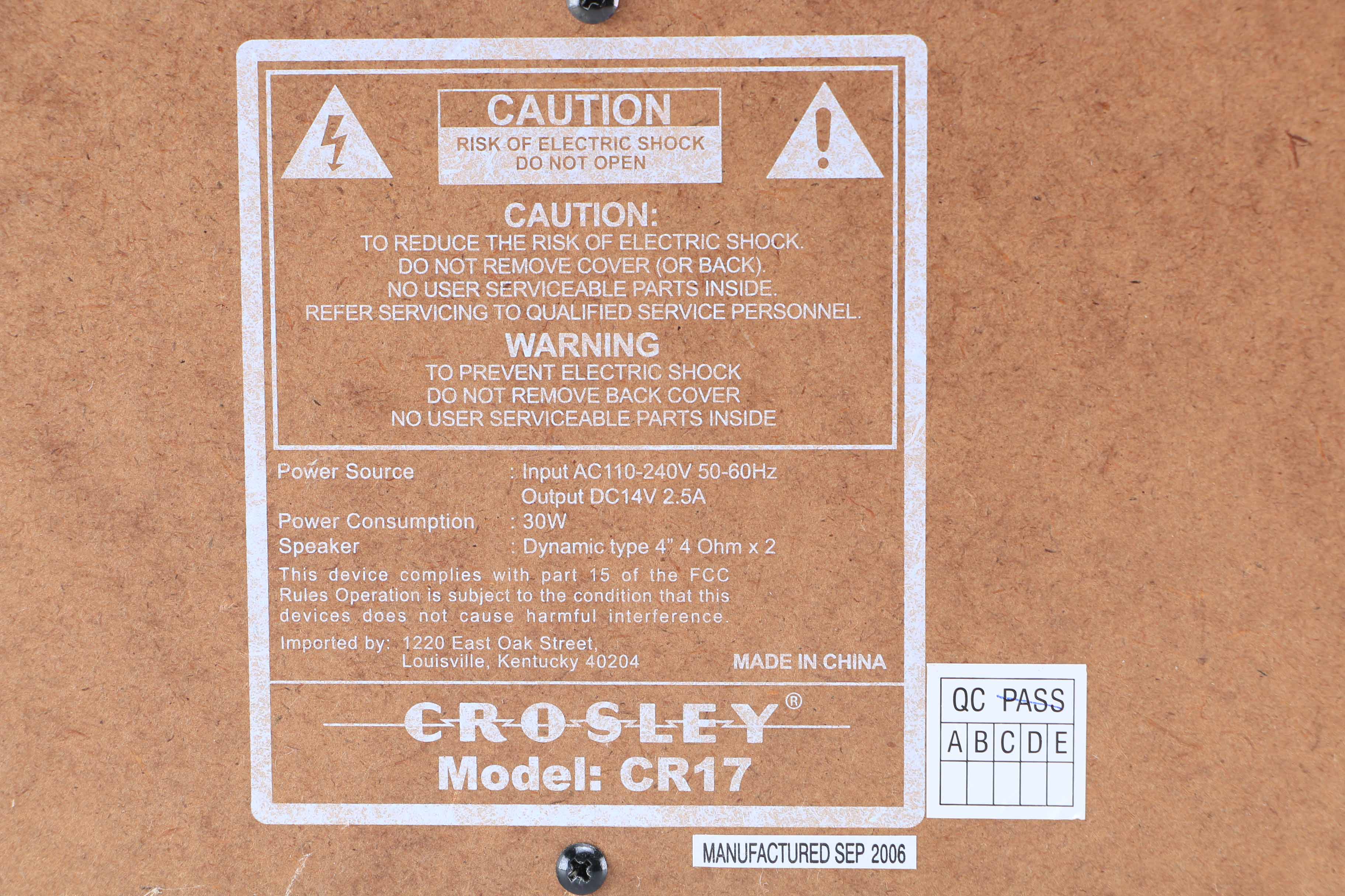 Crosley CR17 iJuke Mini Jukebox