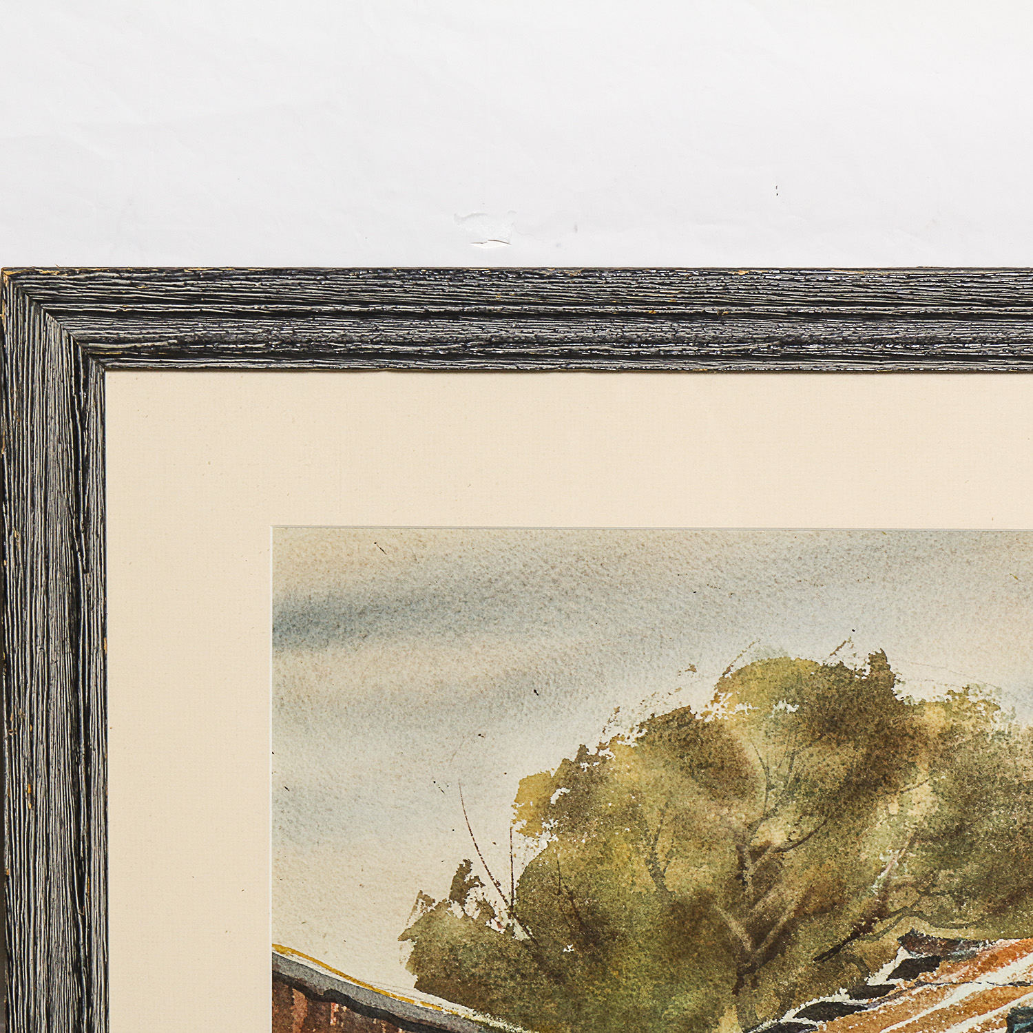 John Hall Brown Western Landscape Watercolor